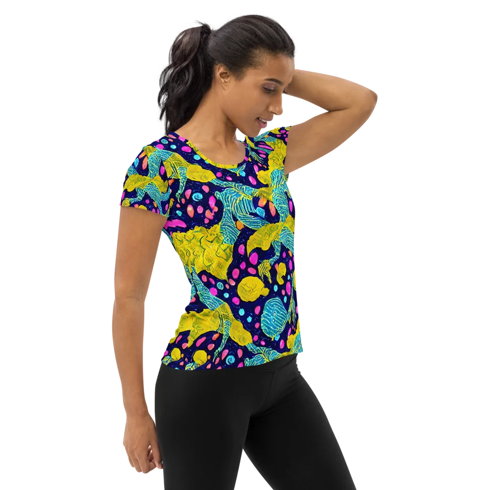 Deep-sea Daydream on Women's Athletic T-Shirt — Right