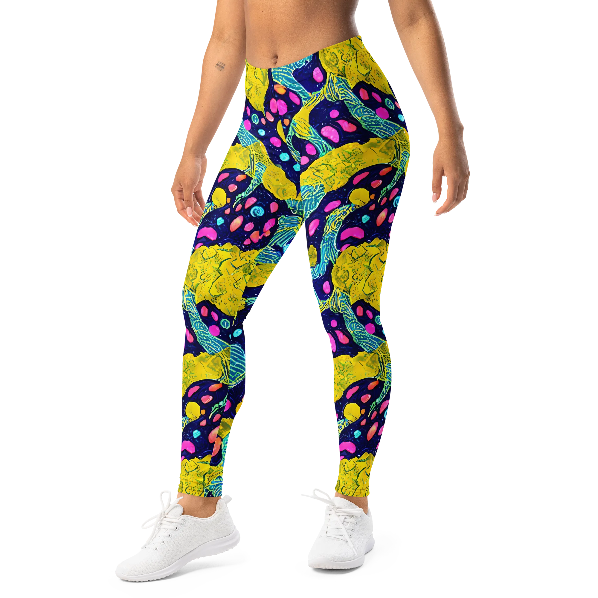 Deep-sea Daydream on Leggings — Left Front