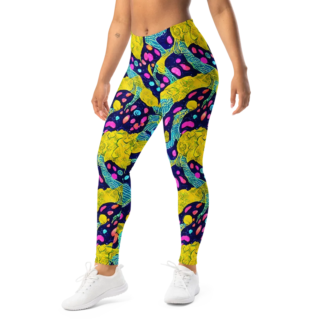 Deep-sea Daydream on Leggings — Left Front