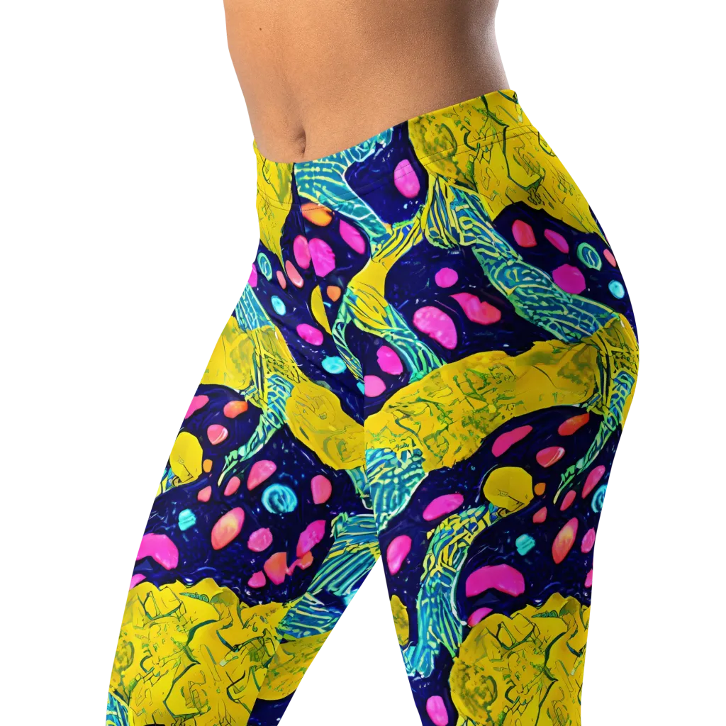 Deep-sea Daydream on Leggings — Left Front
