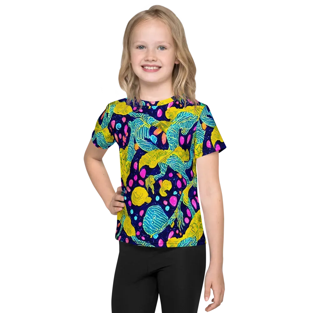Deep-sea Daydream on Kids Crew Neck T-Shirt — Front