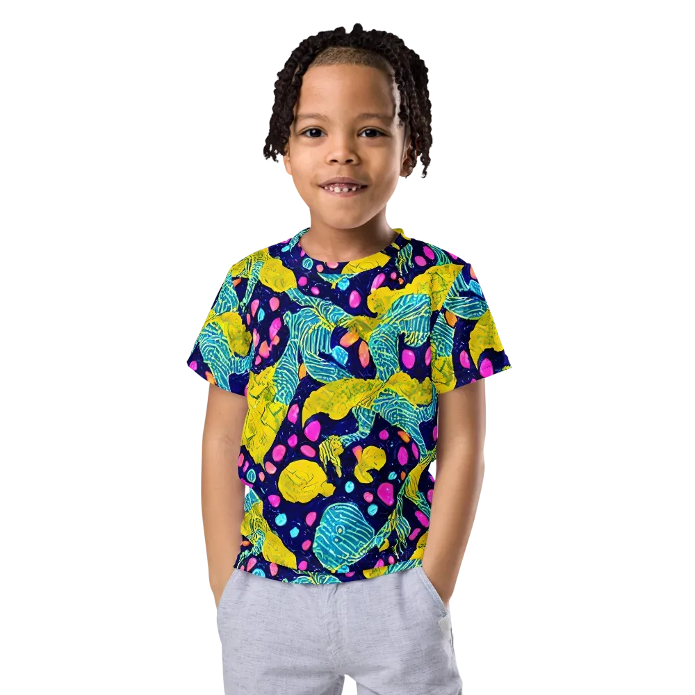Deep-sea Daydream on Kids Crew Neck T-Shirt — Front