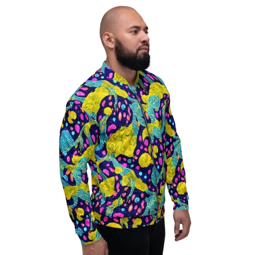 Deep-sea Daydream on a Bomber Jacket