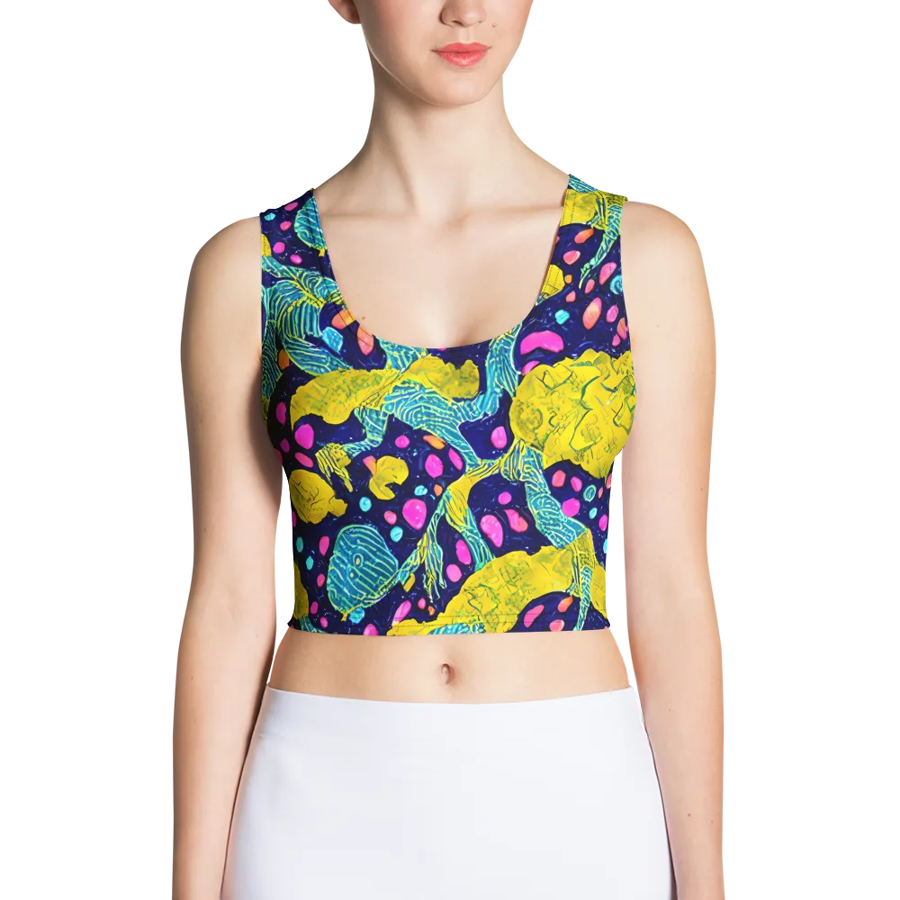 Deep-sea Daydream on Crop Top — Front
