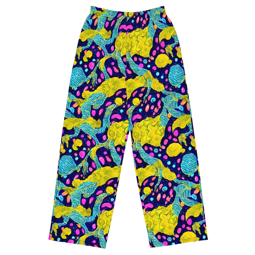 Deep-sea Daydream on Wide-Leg Pants — Front