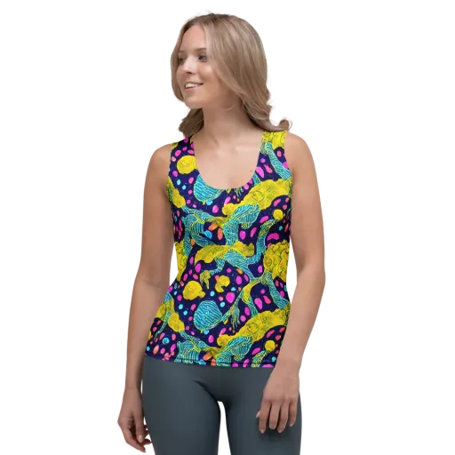 Deep-sea Daydream on a Women's Tank Top