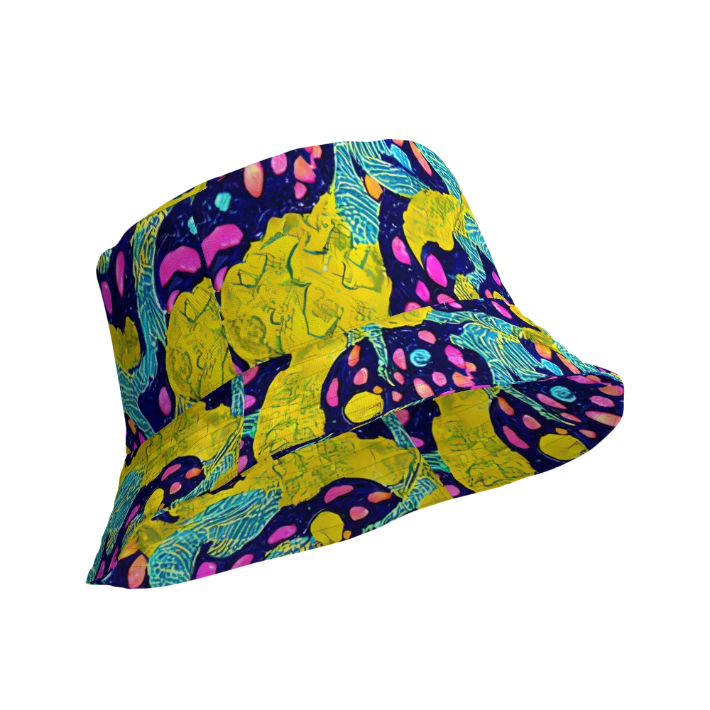 Deep-sea Daydream on Reversible Bucket Hat — Product details Outside