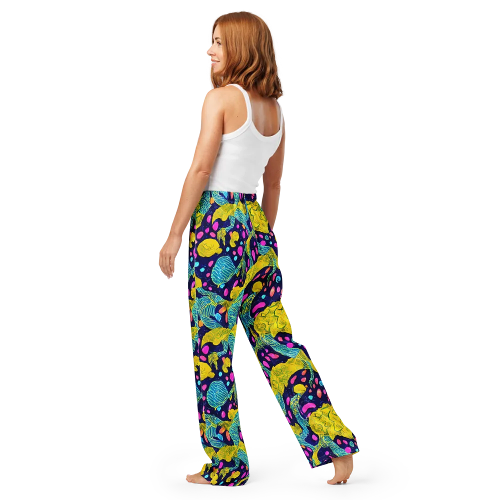 Deep-sea Daydream on Women's Pajama Pants — Back