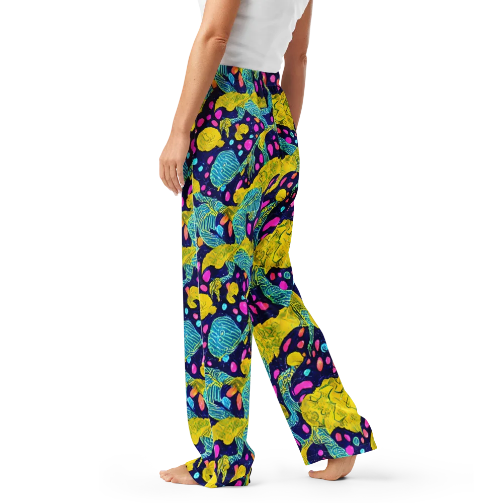 Deep-sea Daydream on Women's Pajama Pants — Left