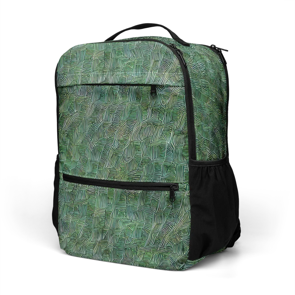 Verdant Labyrinth on Utility Backpack — Left Front