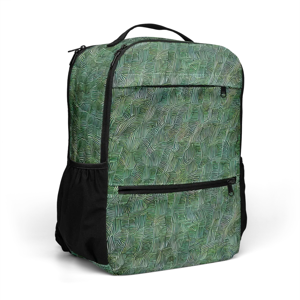 Verdant Labyrinth on Utility Backpack — Right Front