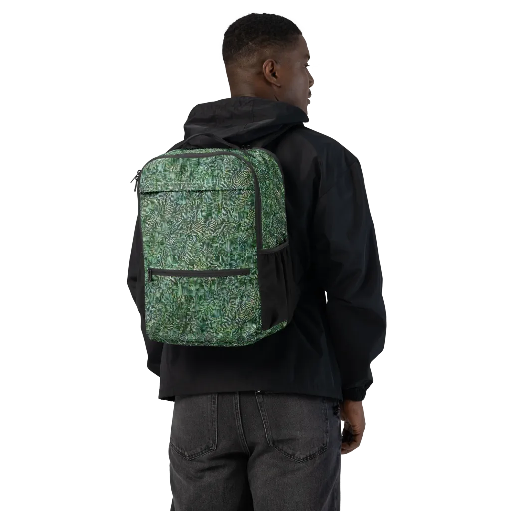 Verdant Labyrinth on Utility Backpack — Back