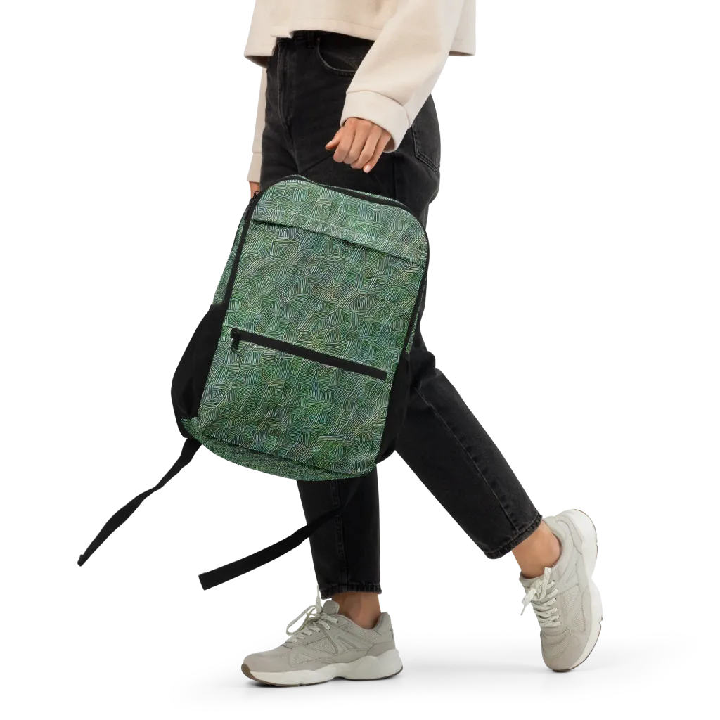 Verdant Labyrinth on Utility Backpack — Front