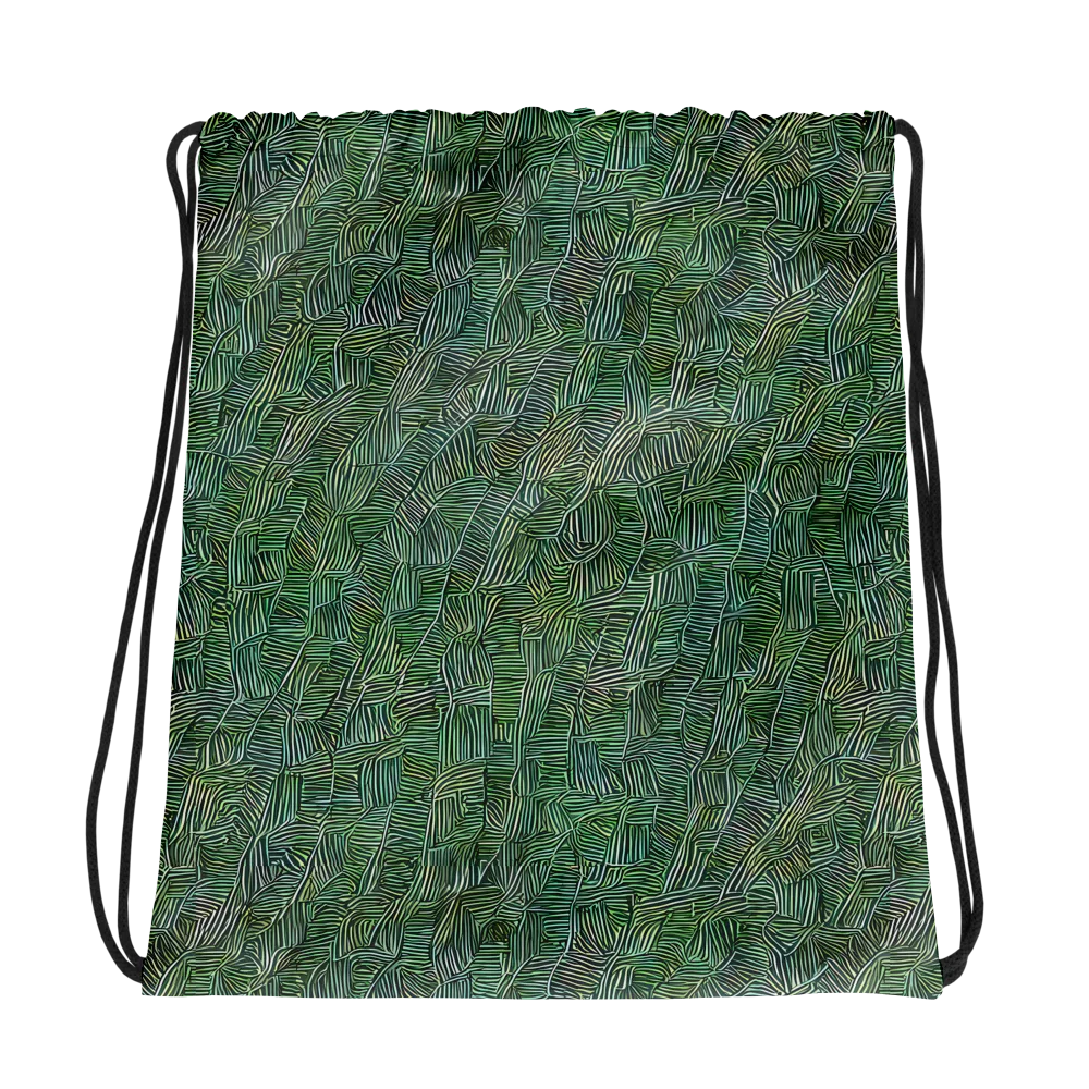 Verdant Labyrinth on Drawstring Bag — Photo