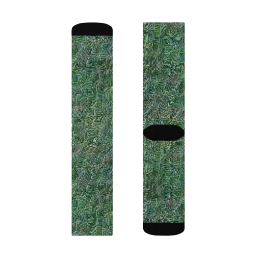 Verdant Labyrinth on a Socks