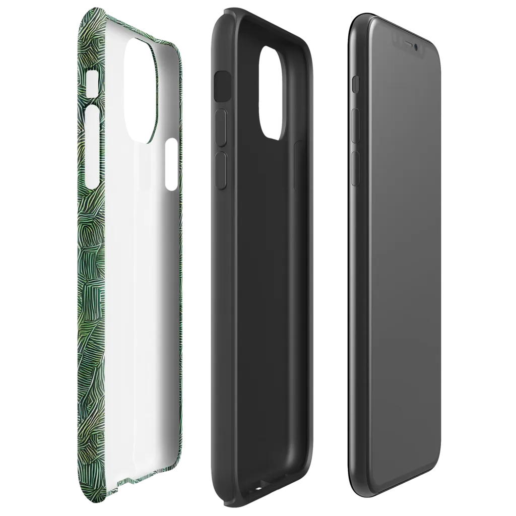 Verdant Labyrinth on Tough Case for iPhone® — Right