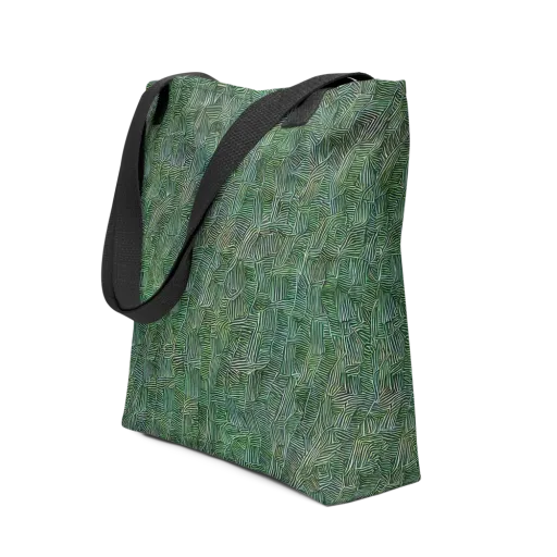 Verdant Labyrinth on a Tote Bag