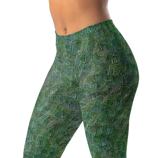Verdant Labyrinth on a Leggings