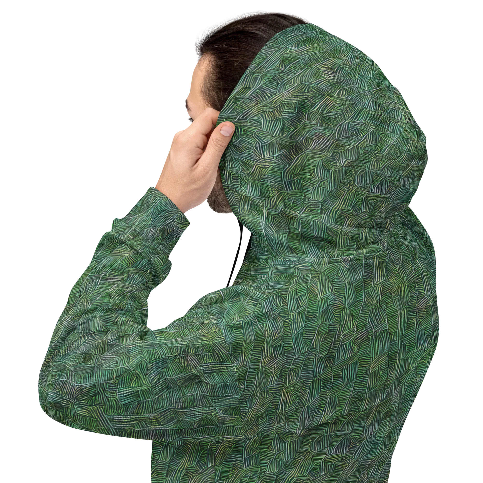 Verdant Labyrinth on Hoodie — Back