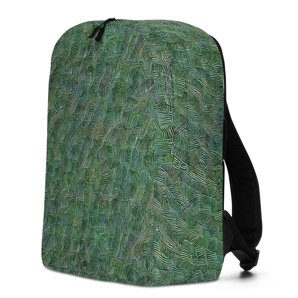 Verdant Labyrinth on Minimalist Backpack — Left