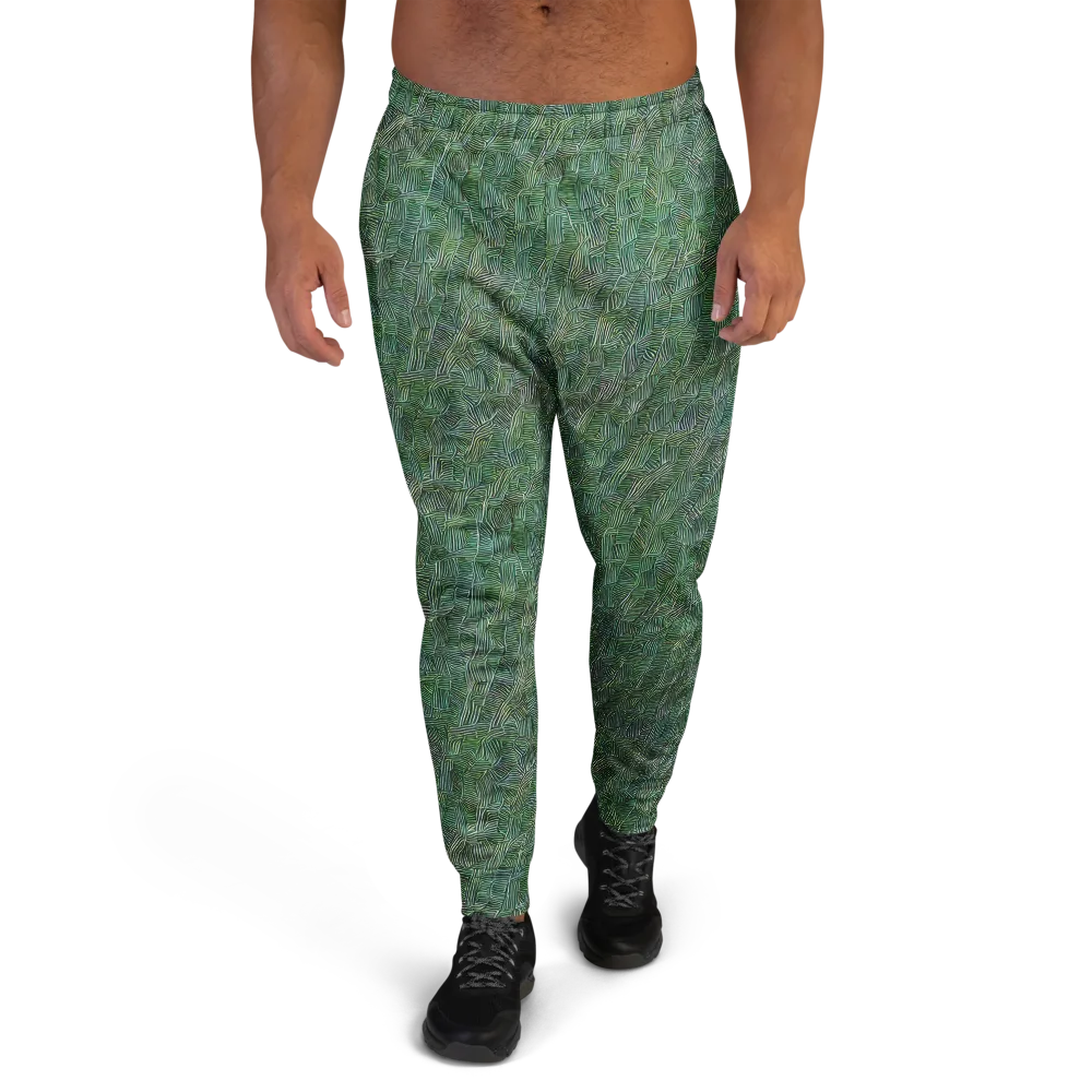 Verdant Labyrinth on Men's Joggers — Front