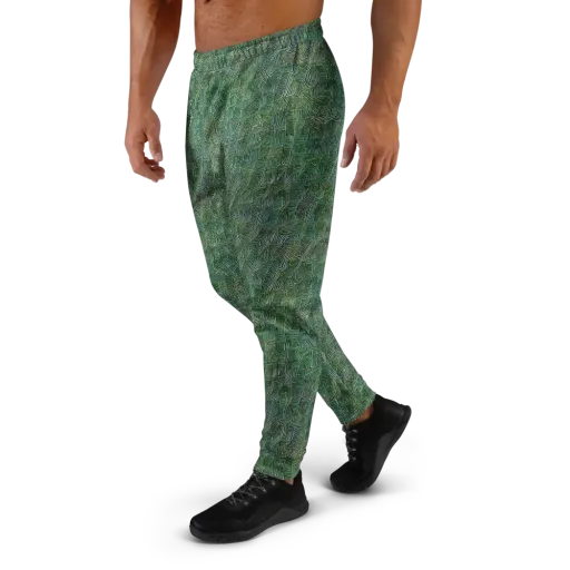 Verdant Labyrinth on a Men's Joggers