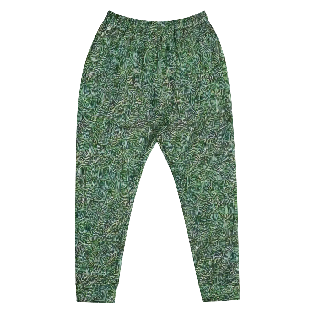 Verdant Labyrinth on Men's Joggers — Front