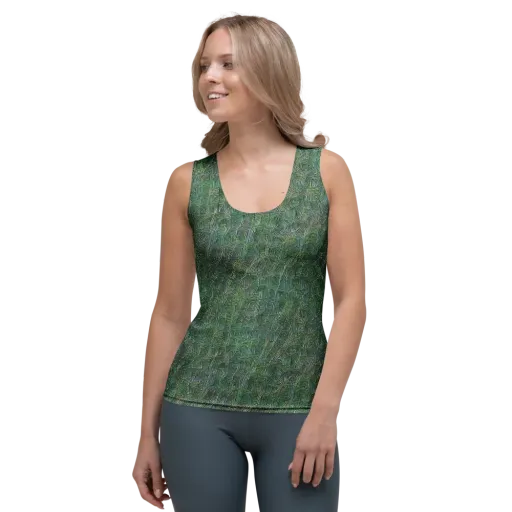 Verdant Labyrinth on a Women's Tank Top