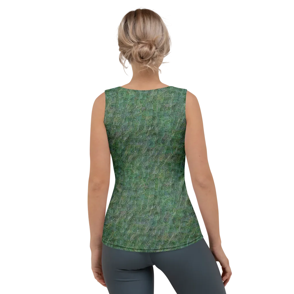 Verdant Labyrinth on Women's Tank Top — Back