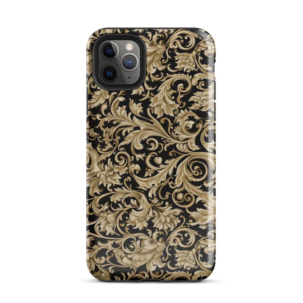 Midnight Acanthus on Tough Case for iPhone® — Front