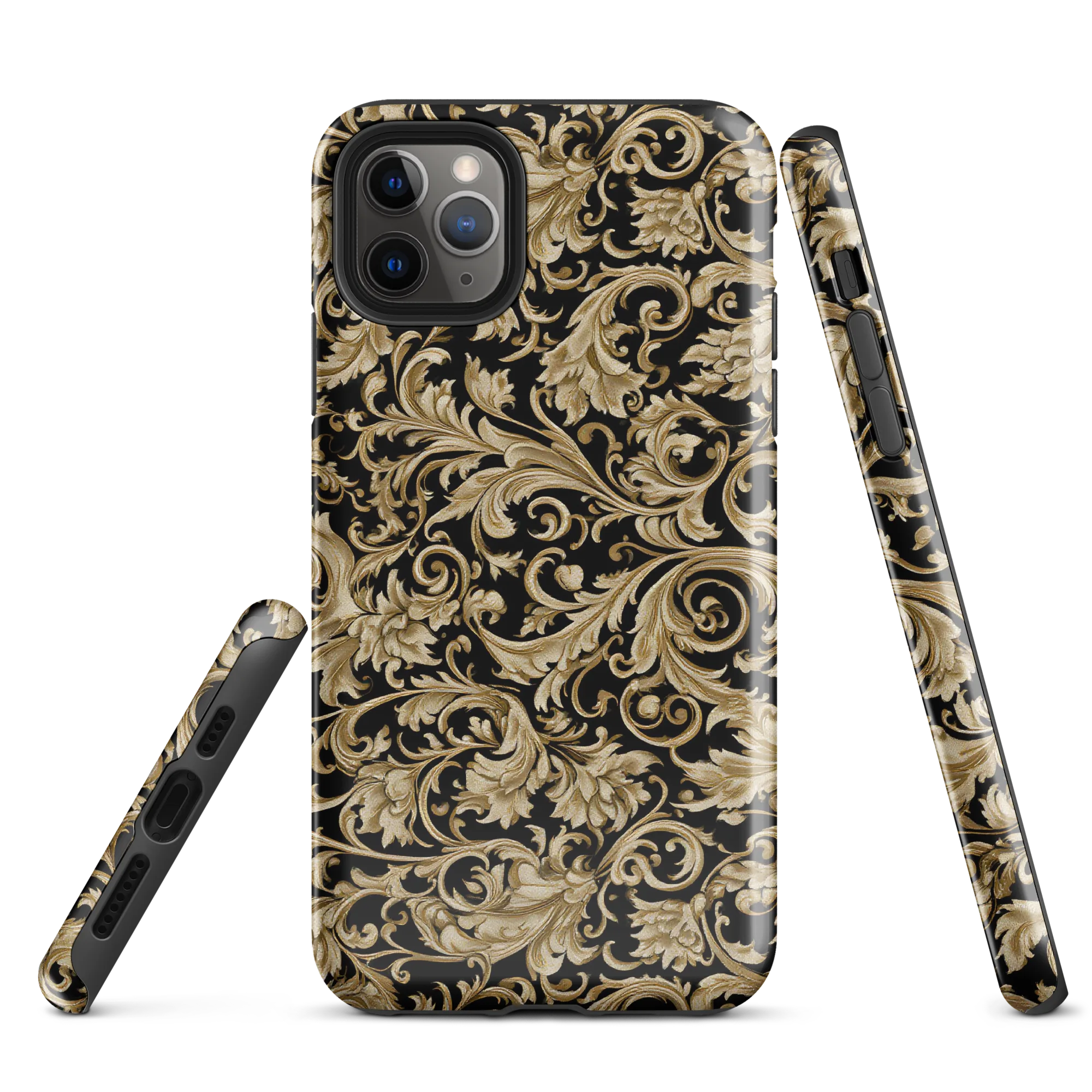 Midnight Acanthus on Tough Case for iPhone® — Front