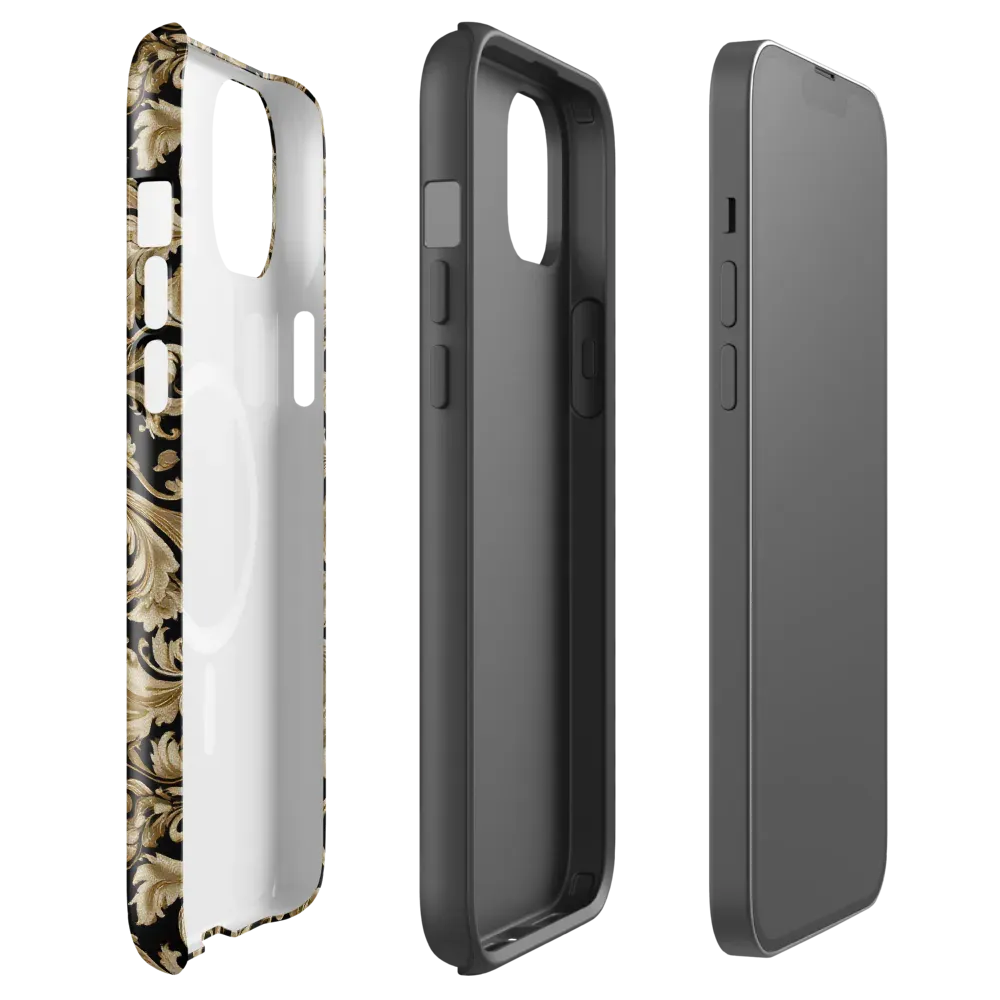 Midnight Acanthus on MagSafe Tough Case for iPhone® — Front