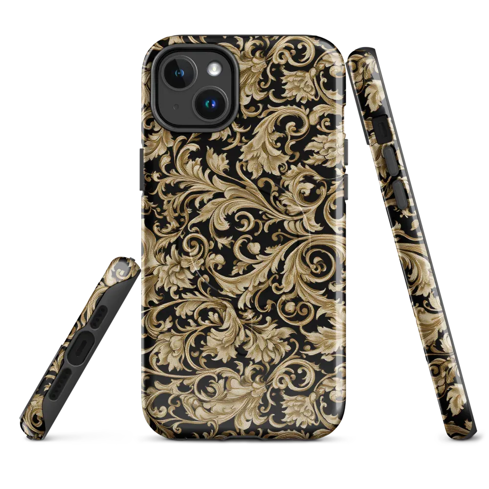 Midnight Acanthus on MagSafe Tough Case for iPhone® — Front