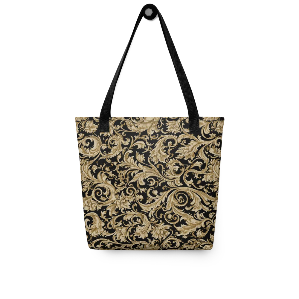 Midnight Acanthus on Tote Bag — Front