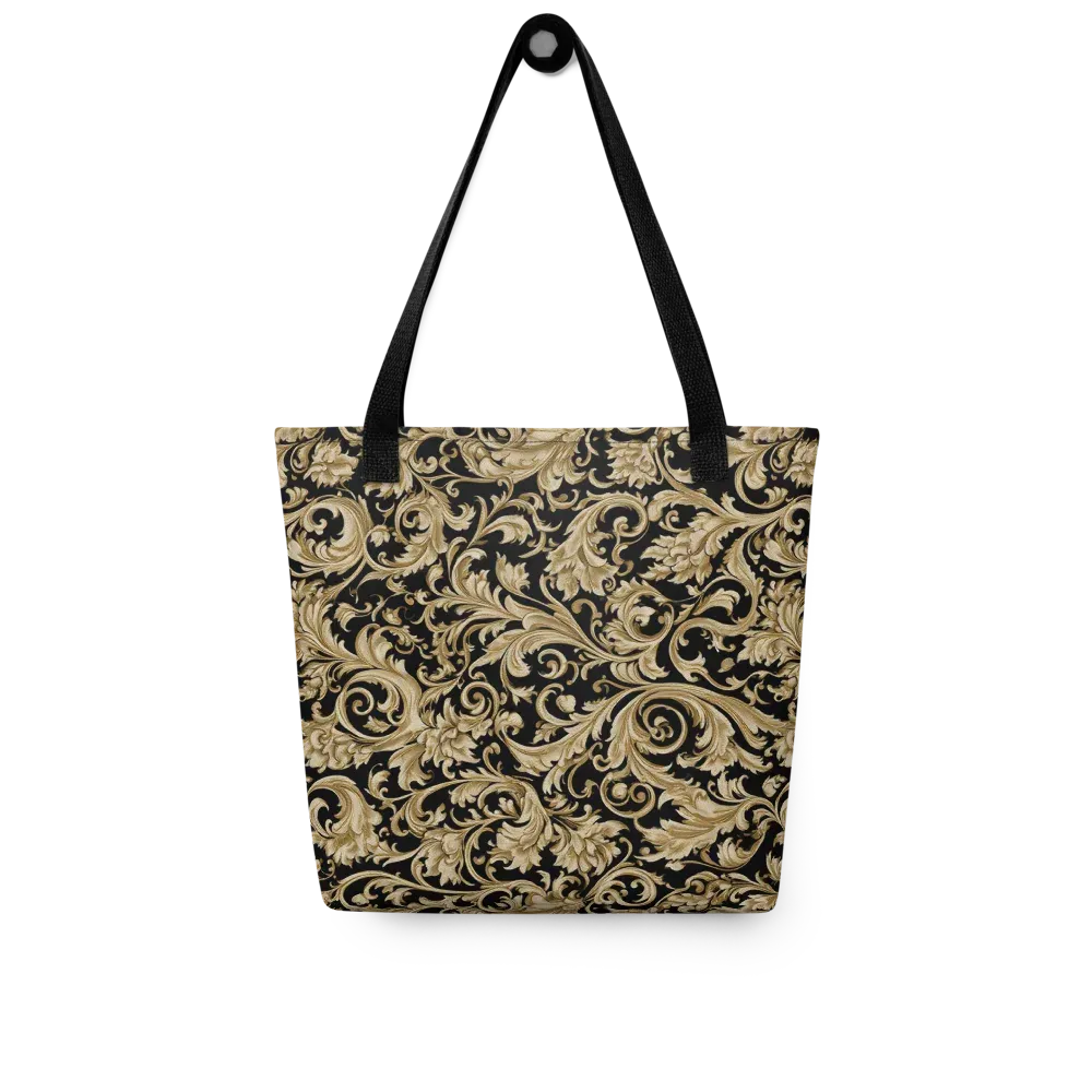 Midnight Acanthus on Tote Bag — Front