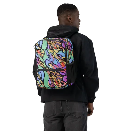 Kaleidoscope Flora on a Utility Backpack