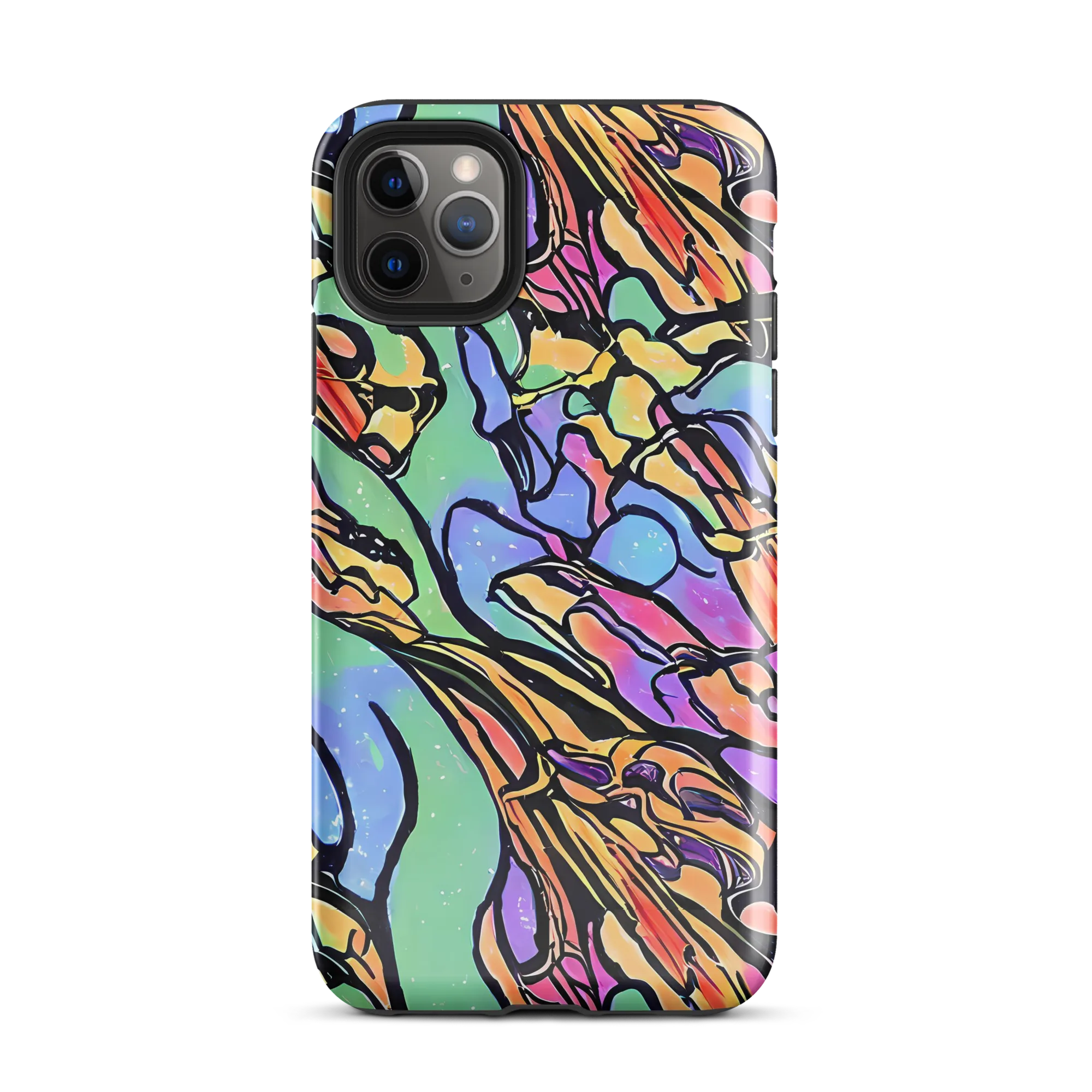 Kaleidoscope Flora on Tough Case for iPhone® — Front