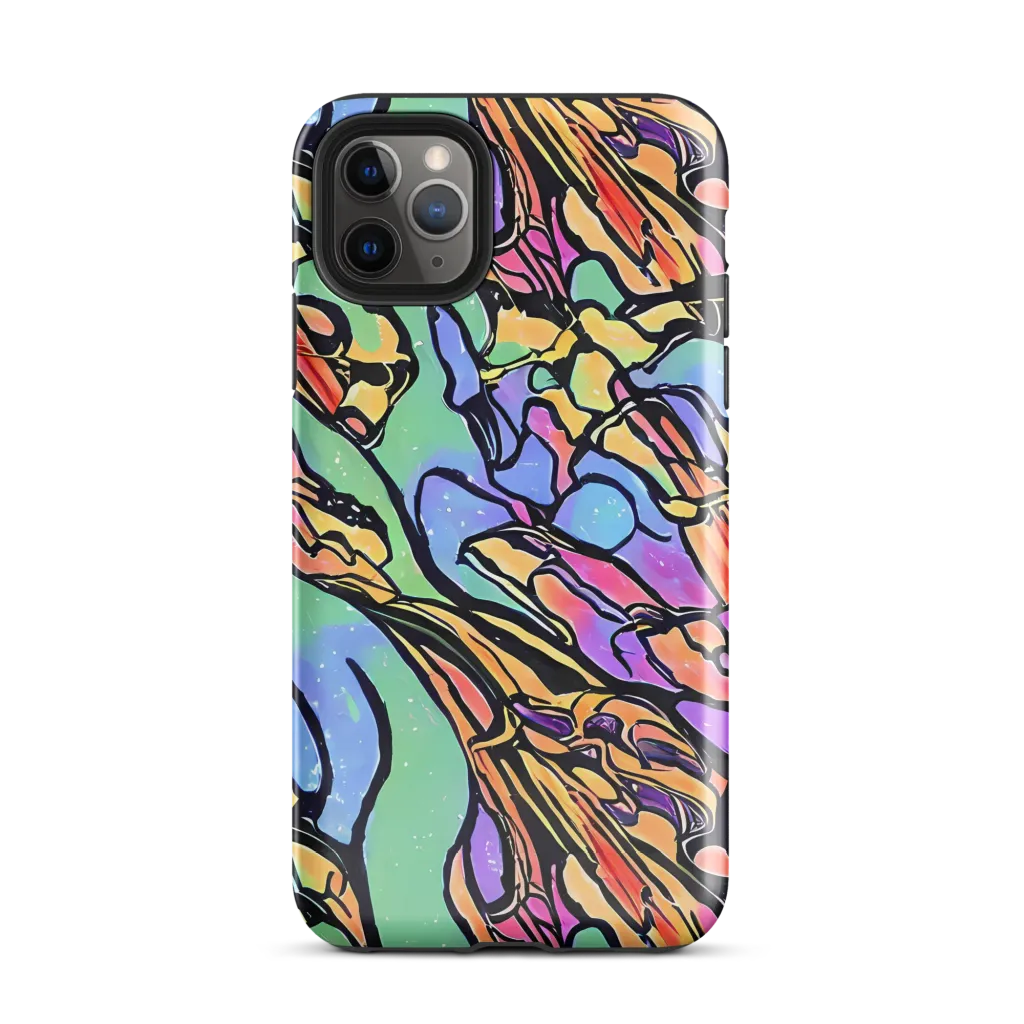 Kaleidoscope Flora on Tough Case for iPhone® — Front