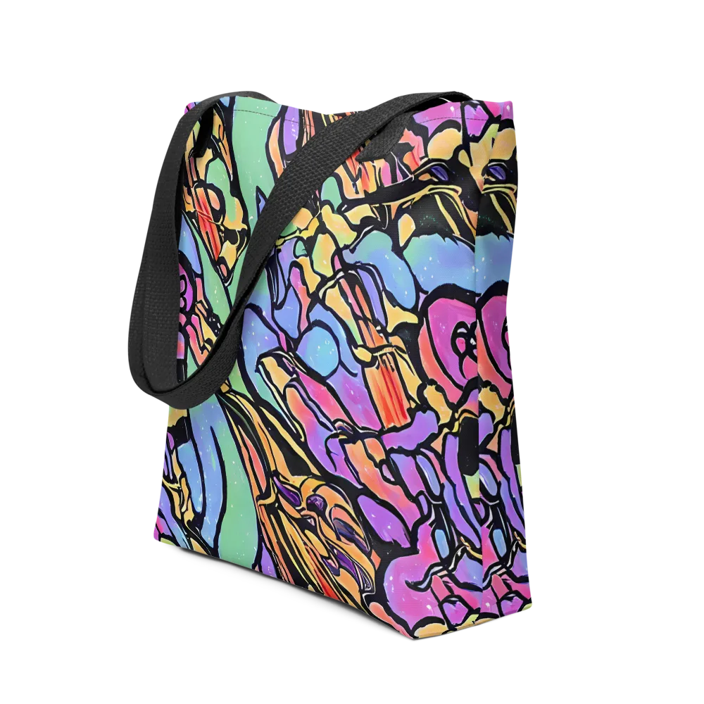 Kaleidoscope Flora on Tote Bag — Front