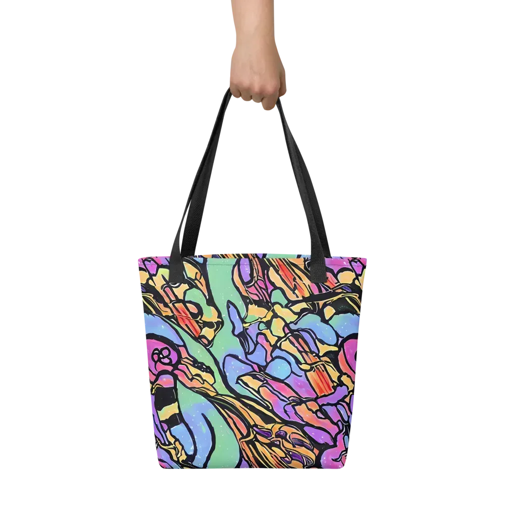 Kaleidoscope Flora on Tote Bag — Front
