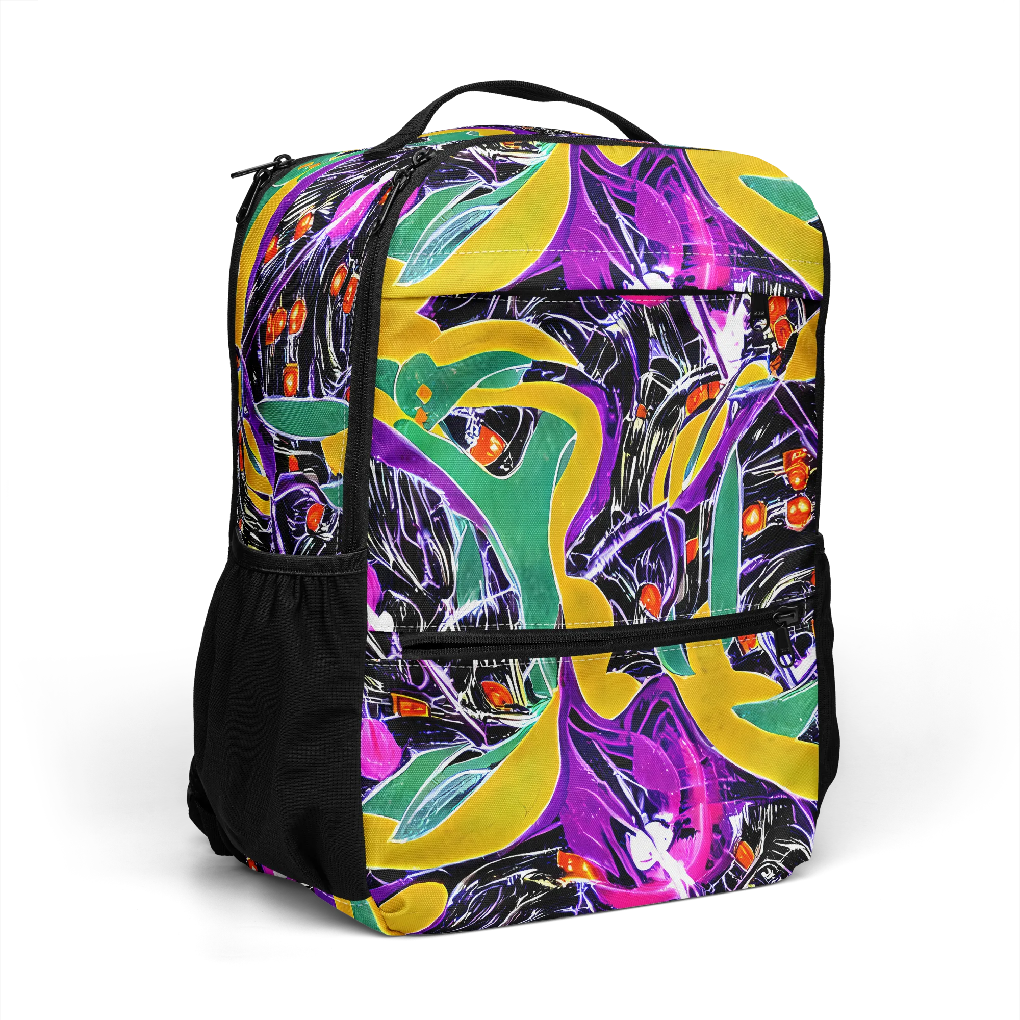 Lacquer Bloom on Utility Backpack — Right Front