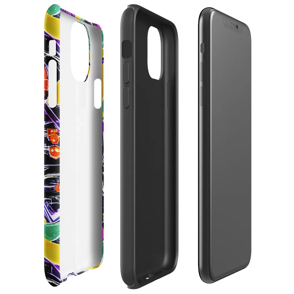Lacquer Bloom on Tough Case for iPhone® — Right