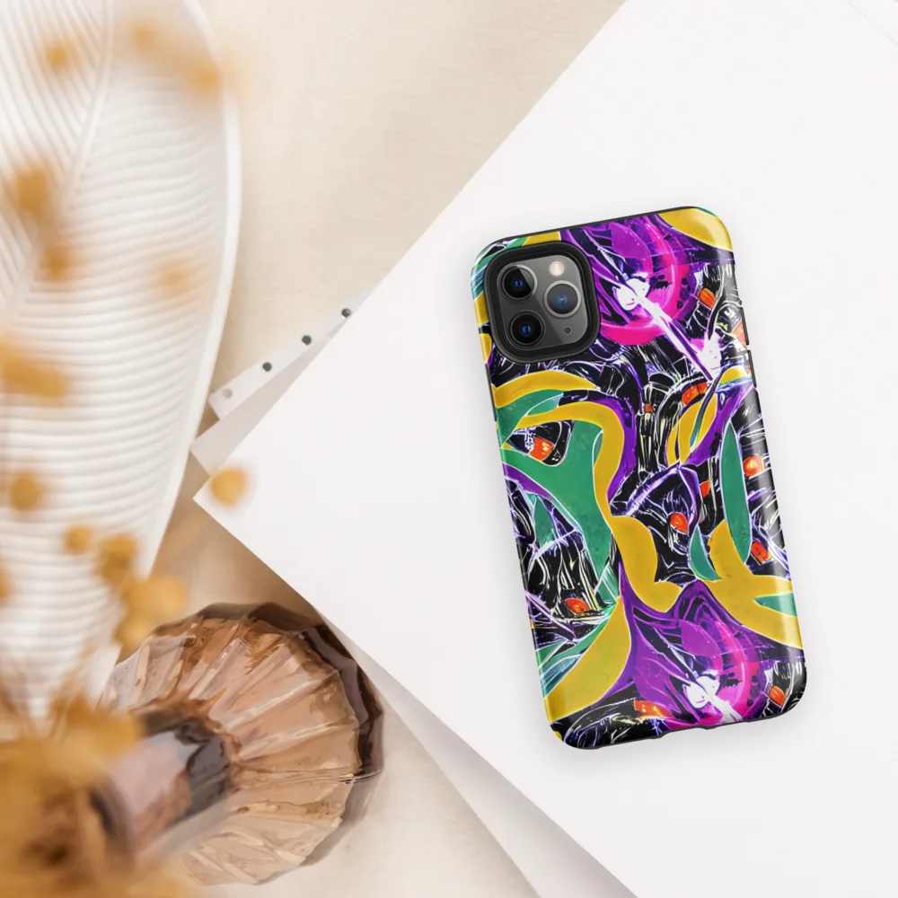 Lacquer Bloom on Tough Case for iPhone® — Front