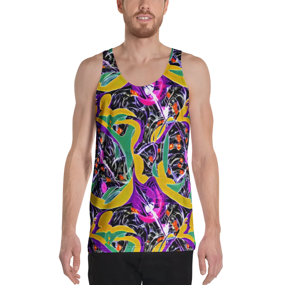 Lacquer Bloom on Men's Tank Top — Front