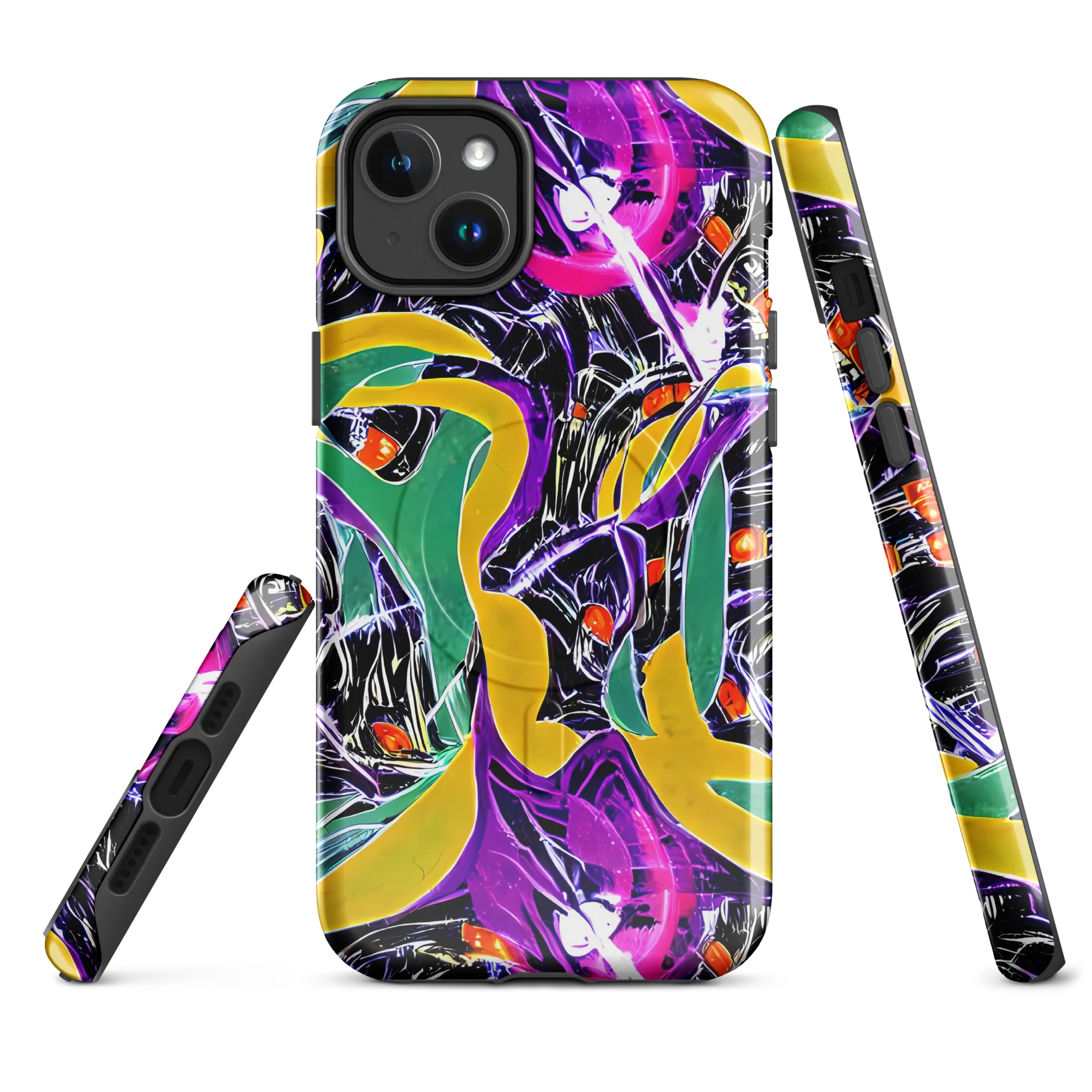 Lacquer Bloom on MagSafe Tough Case for iPhone® — Front