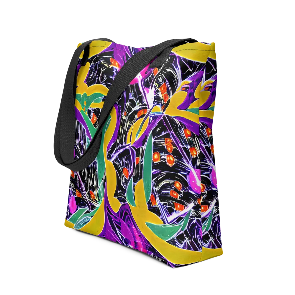 Lacquer Bloom on Tote Bag — Front