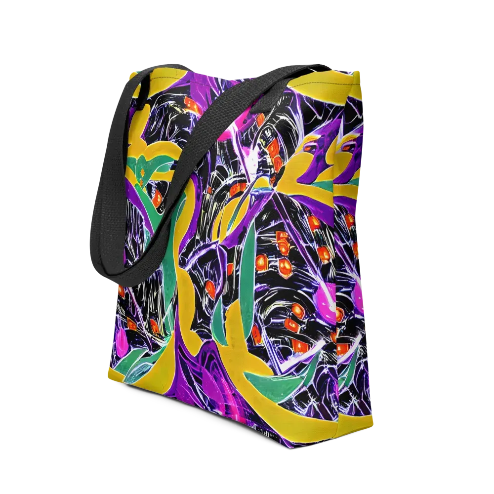 Lacquer Bloom on Tote Bag — Front