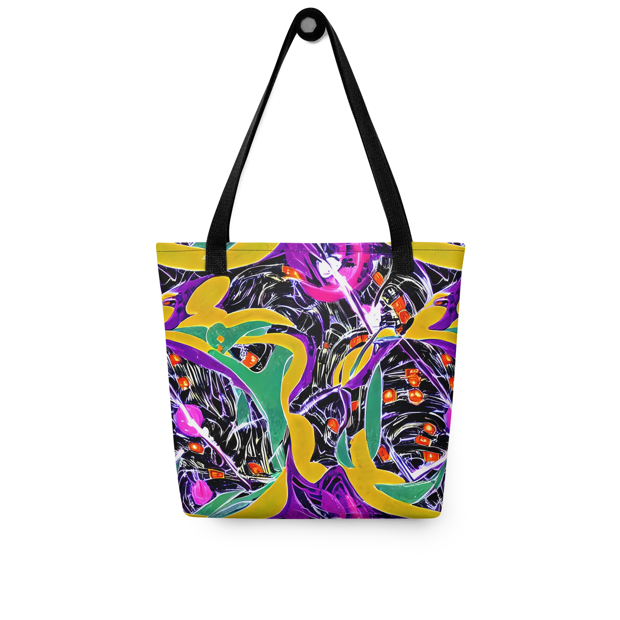 Lacquer Bloom on Tote Bag — Front