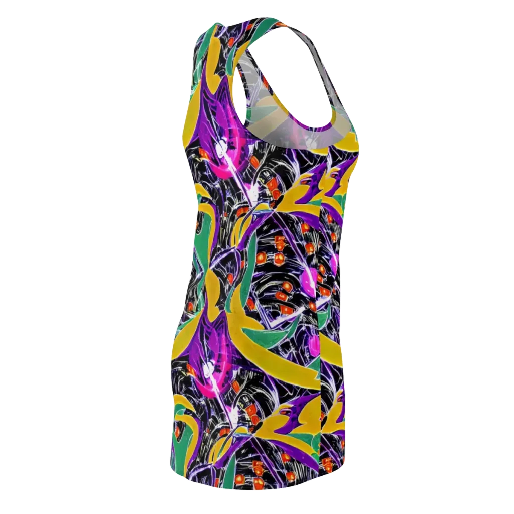 Lacquer Bloom on Racerback Dress — Back Side