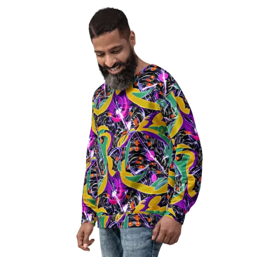 Lacquer Bloom on a Sweatshirt